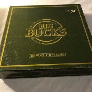 Big Bucks The World of Business 1987 Board Game / Geston  2 to 6 players